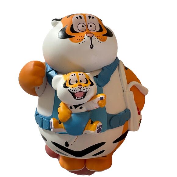 Funsim I’m Not Fat Tiger Pangs Loving Father Faithful Son Series “Super Daddy” - Picture 8 of 9